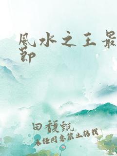 风水之王最新章节