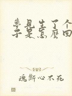 梦见生了个男孩子是怎么回事