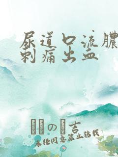 尿道口流脓小便刺痛出血