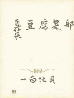 臭豆腐是哪里的菜