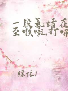 一股气堵在胸口至喉咙,打嗝就好点