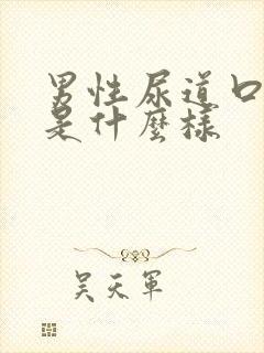 男性尿道口正常是什么样