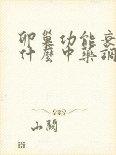 卵巢功能衰退吃什么中药调理?