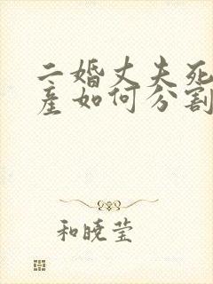 二婚丈夫死后遗产如何分割