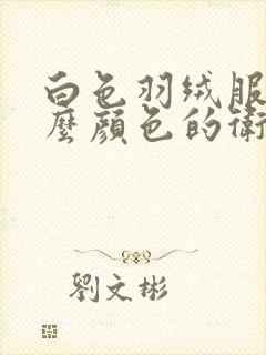 白色羽绒服搭什么颜色的卫衣好看