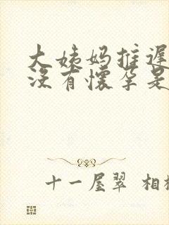 大姨妈推迟十天没有怀孕是怎么回事