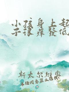 小孩身上起红疹子很痒发低烧