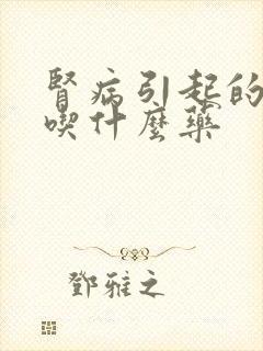 肾病引起的水肿吃什么药