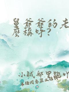 舅爷爷的老婆怎么称呼?