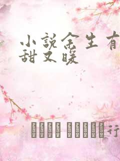 小说余生有你,甜又暖