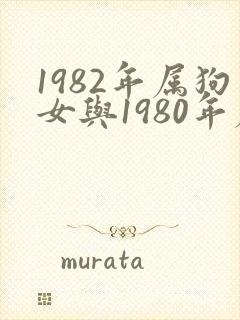 1982年属狗女与1980年属猴男婚配