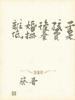 离婚后孩子的最低抚养费是多少