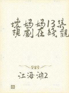 坏妈妈13集电视剧在线观看全集免费