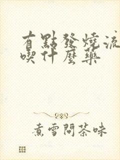 有点发烧流鼻涕吃什么药