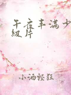 午夜丰满少妇一级片