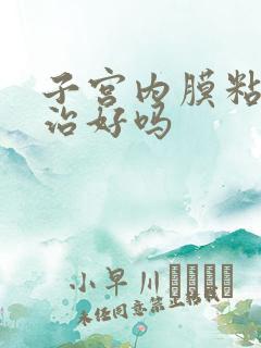 子宫内膜粘连能治好吗