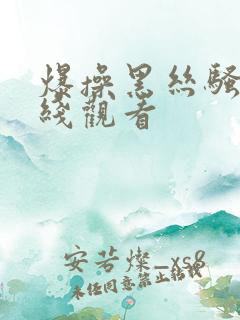 爆操黑丝骚货在线观看