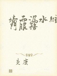 墙面漏水维修上门服务