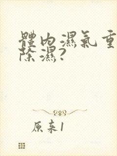 体内湿气重怎样除湿?