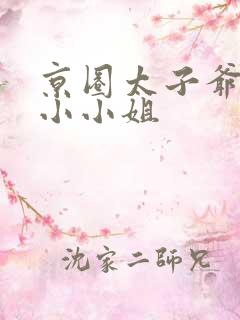 京圈太子爷陆家小小姐