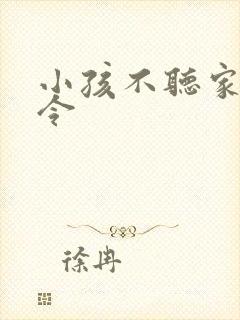 小孩不听家长指令