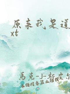 原来我是道祖txt