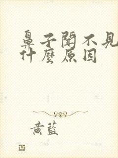 鼻子闻不见味是什么原因