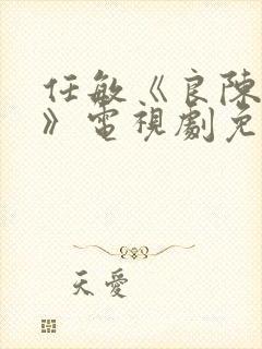 任敏《良陈美锦》电视剧免费观看