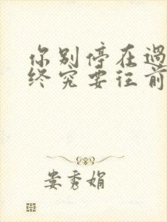 你别停在过去你终究要往前是什么歌