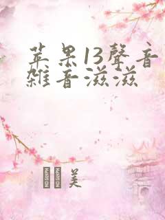 苹果13声音有杂音滋滋