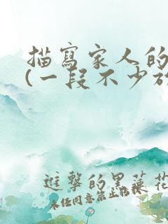 描写家人的句子(一段不少于100字)