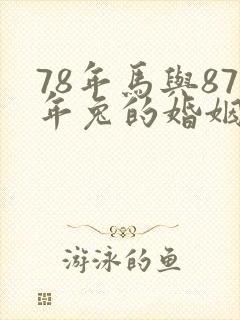 78年马与87年兔的婚姻好不好