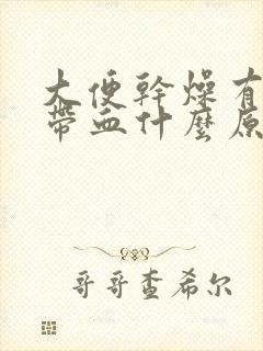 大便干燥有粘液带血什么原因