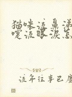 猫咪流鼻涕打喷嚏流眼泪怎么回事