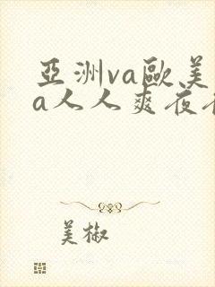 亚洲va欧美va人人爽夜夜嗨