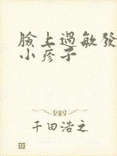 脸上过敏发红起小疹子