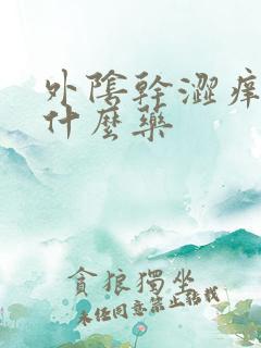 外阴干涩痒痛用什么药