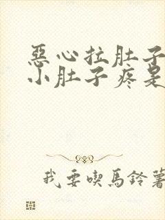 恶心拉肚子想吐小肚子疼是什么原因