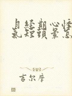 月经期心悸心慌气短头晕怎么回事