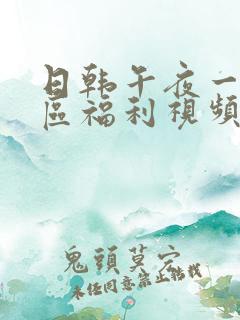 日韩午夜一区二区福利视频