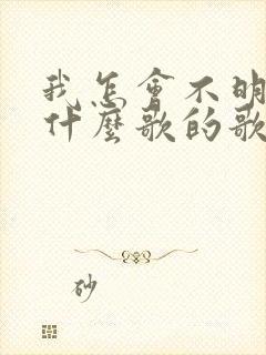 我怎会不明白是什么歌的歌词