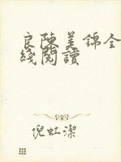 良陈美锦全文在线阅读