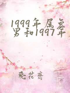 1999年属兔男和1997年属牛女婚配吗