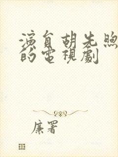 演员胡先煦演过的电视剧