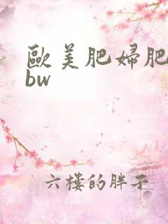 欧美肥妇肥婆bbw