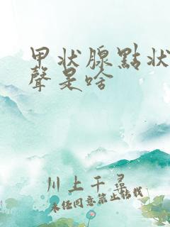 甲状腺点状强回声是啥