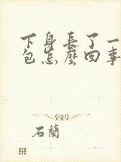 下身长了一个硬包怎么回事