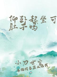 仰卧起坐可以减肚子吗