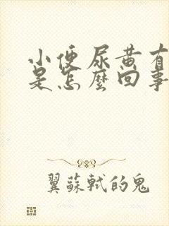 小便尿黄有异味是怎么回事