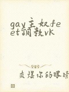 gay主奴feet调教vk